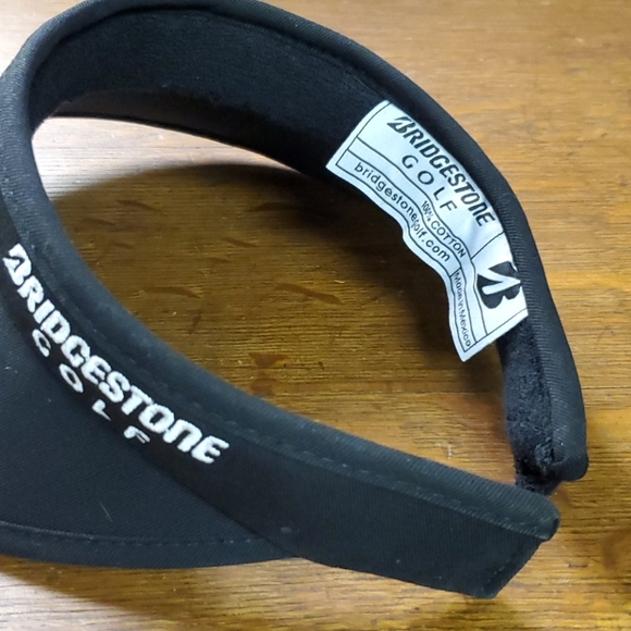 BRIDGESTONE, GOLF, VISOR, OS, LADIES, BLACK, NWOT - Picture 3 of 4